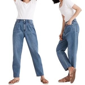 Madewell Baggy Tapered Jeans in Jewell Wash size 27